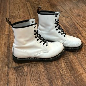 Women's White Dr. Martens